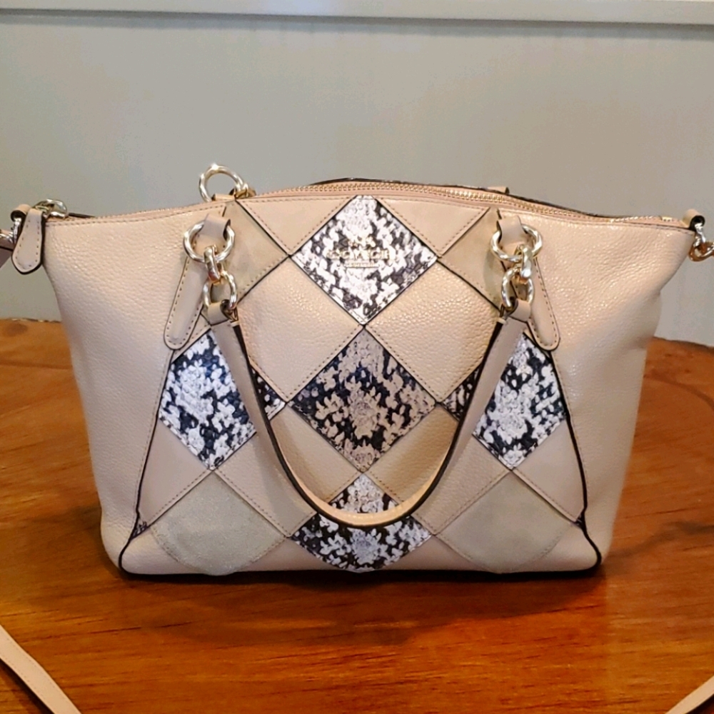 *Sale* Coach Snake Patchwork Bag - image 1